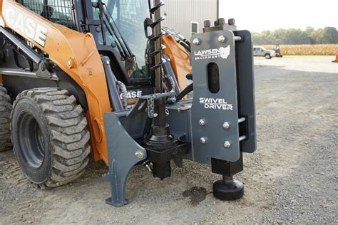 extreme post driver skid steer|skid steer post driver sale.